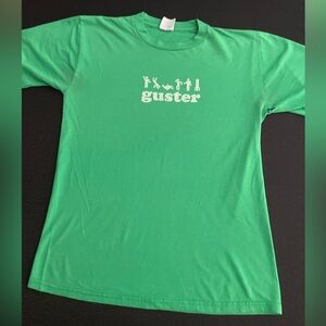 VTG Jerzees green Guster graphic band tee sz M
